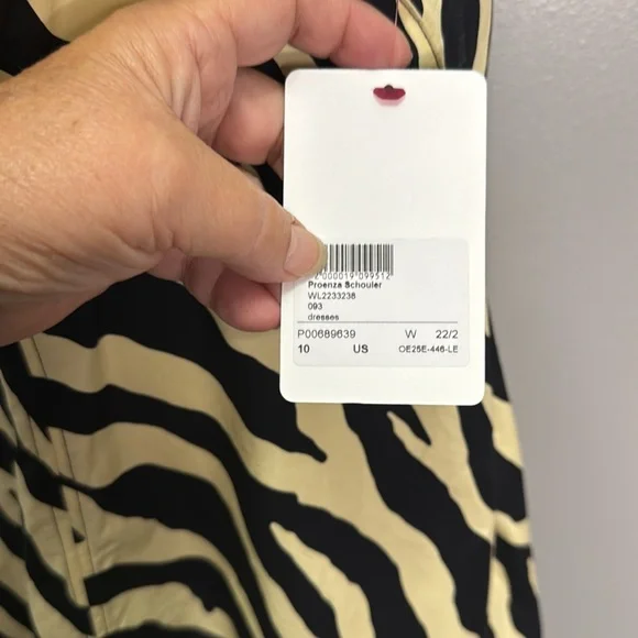 NWT Proenza Schouler White Label Zebra
Print Midi Dress 10 - Picture 6 of 6